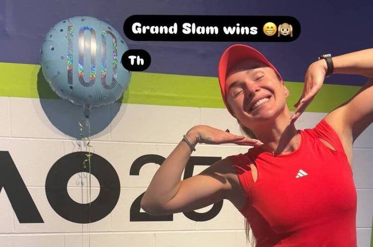 Еліна Світоліна Світоліна оновила рекорд України, вигравши 100 матчів на турнірах Grand Slam