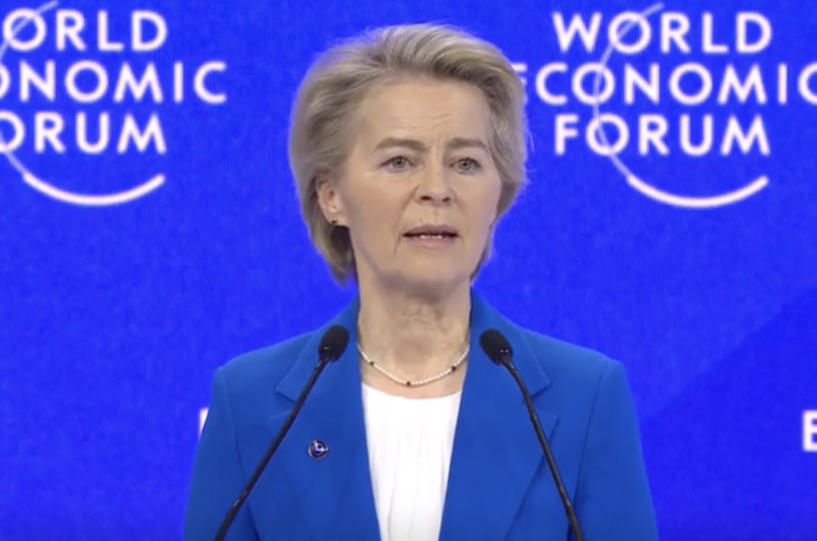 Урсула фон дер Ляєн анонсувала нову стратегію для ЄС на WEF 2025 Урсула фон дер Ляєн анонсувала нову стратегію для ЄС на WEF 2025