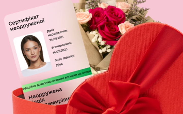 Фото: Дія У «Дії» з'явився сертифікат неодруженого чи неодруженої
