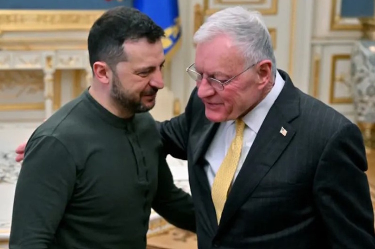 фото DR Келлог назвав Зеленського «рішучим і мужнім лідером воюючої країни»