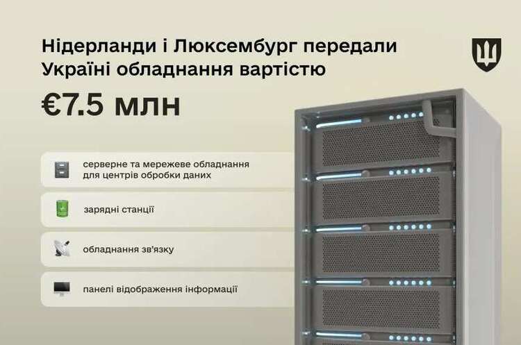 Фото: Міноборони Україна отримала від ІТ-коаліції ще одну партію обладнання майже на 7,5 млн євро
