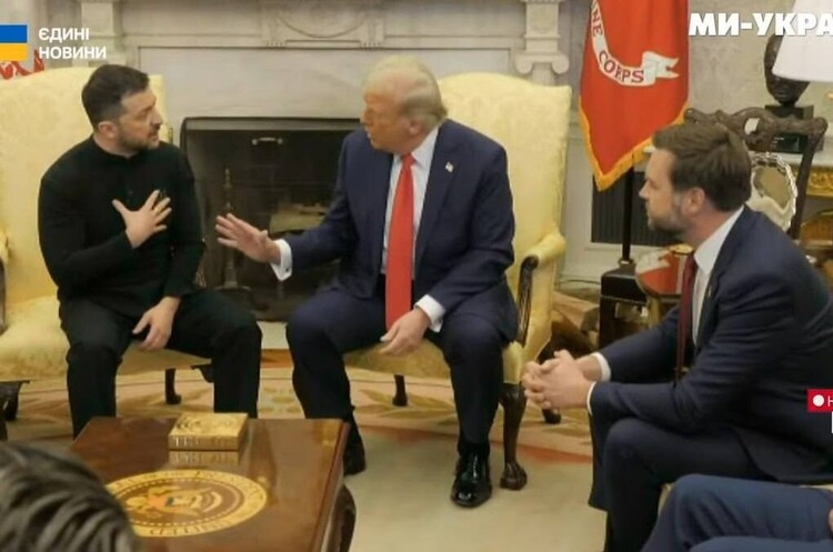 скріншот ЗМІ: Зеленський покидає Білий дім достроково, спроби провести переговори провалилися