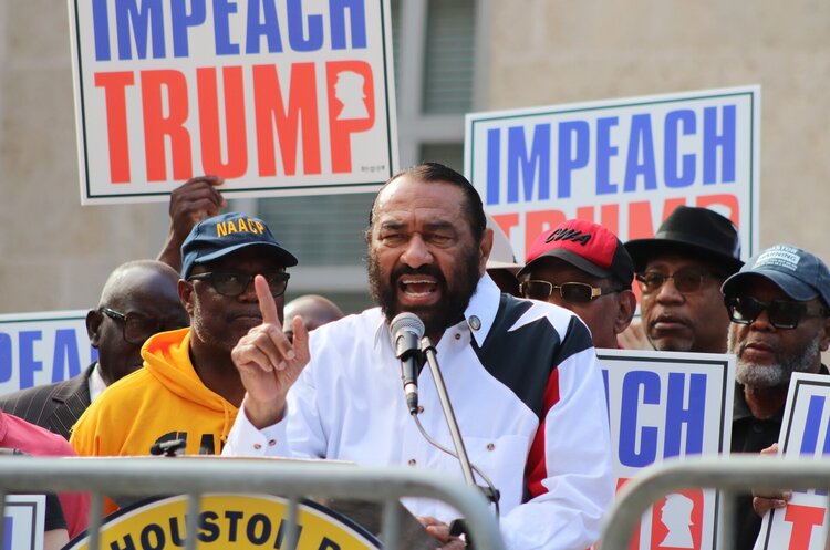 Фото: Rep. Al Green/Facebook У США готують подання на імпічмент Трампу