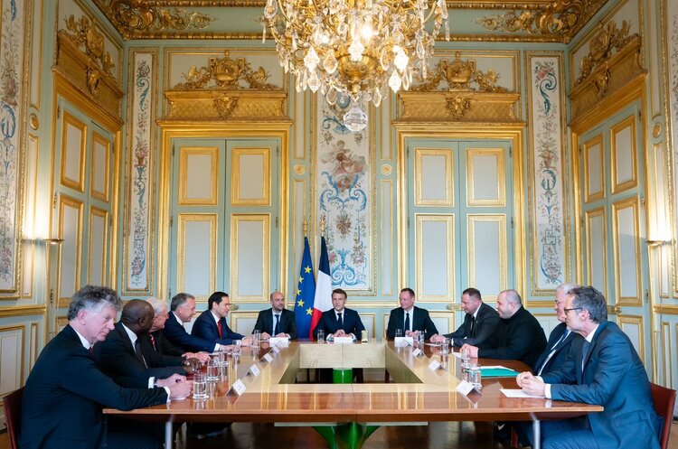 фото Х @EmmanuelMacron Радник Макрона назвав переговори в Парижі щодо України «чудовими» та «конструктивними»