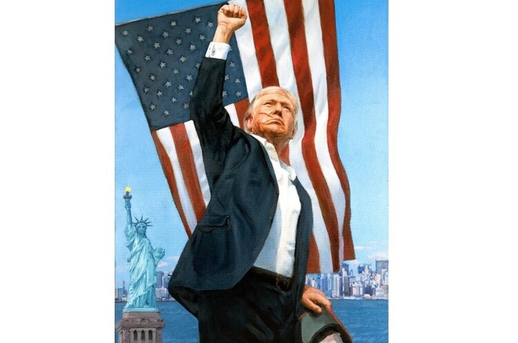 CNN CNN показав таємничий портрет, який путін подарував Трампу