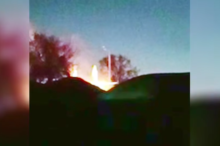 Скріншот з відео На росії знищено ворожий літак Су-30СМ – ГУР