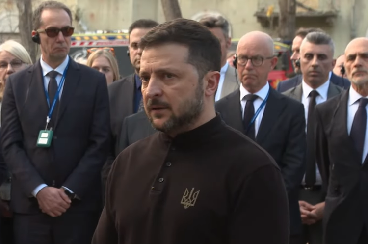 Скріншот з відео В України недостатньо зброї, щоб повернути Крим, але у світу є можливість тиснути на росію – Зеленський