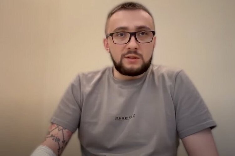 Скриншот з відео Стерненко розповів подробиці нападу