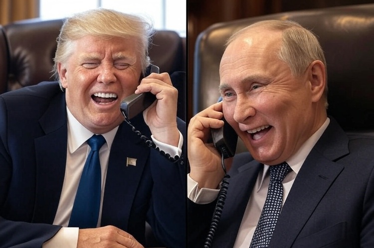 фото ШІ Трамп анонсував телефонну розмову з путіним