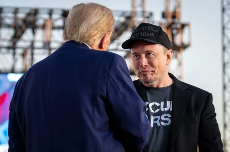 Фото: Doug Mills/The New York Times Маск заявив, що без нього Трамп програв би вибори