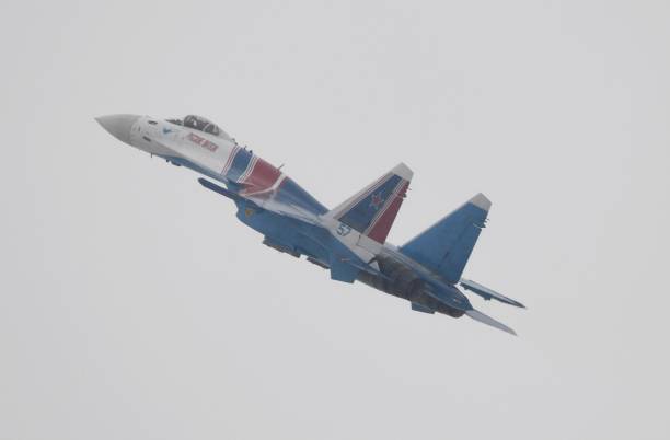 Повітряні сили показали відео знищення російського Су-35 Повітряні сили показали відео знищення російського Су-35