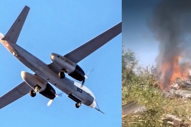 militarnyi.com/ У росії «суверенний» безпілотник «Альтіус», який розробляли 14 років, впав на житловий будинок