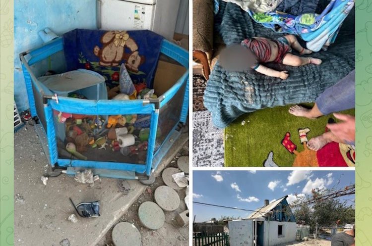 https://t.me/olexandrprokudin У Херсонській області росіяни за допомогою дрона вбили однорічну дитину – голова ОВА
