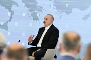 Алієв: «Моє послання українцям – ніколи не здавайтеся і не обмінюйте мир на втрату своєї землі»