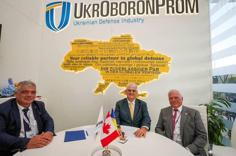Фото: Герман Сметанін / Telegram «Укроборонпром» підписав низку угод із закордонними компаніями про співпрацю