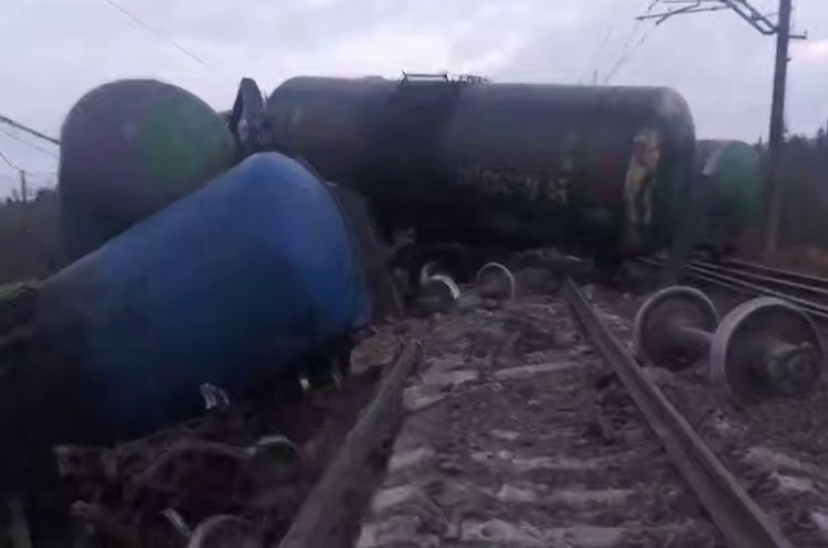 Скріншот з відео Спецпризначенці атакували залізничну логістику противника у росії