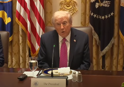 Скріншот з відео Трамп сподівається, що війну росії проти України вдасться завершити до залучення «томагавків»