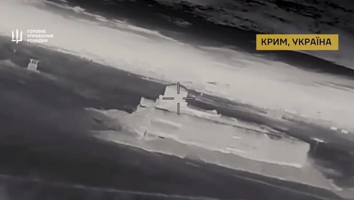 Скриншот з відео Розвідники показали, як уразили новітню РЛС окупантів