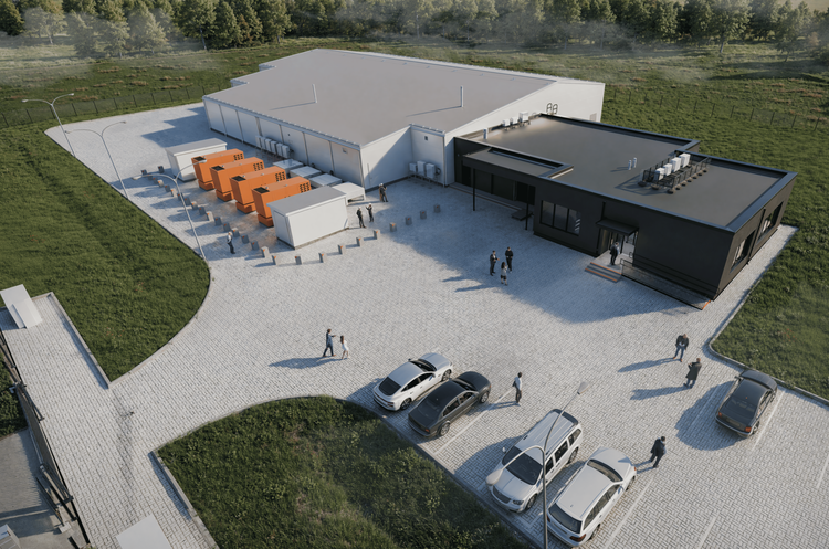 Макет майбутнього дата-центру Дата-центр, що може пережити будь-яку кризу: як у Латвії будують центр обробки даних під ШІ, який грітиме місто