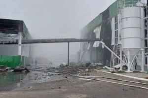 Дрони атакували та пошкодили ТЕЦ на біомасі «Кліар Енерджі» Дрони атакували та пошкодили ТЕЦ на біомасі «Кліар Енерджі»