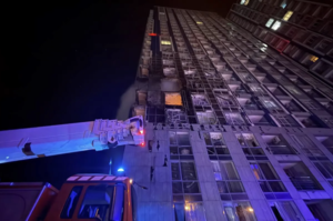 Ворог вдарив по Києву та області (оновлено) Ворог вдарив по Києву та області (оновлено)