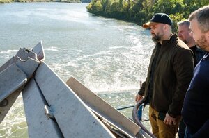 росіяни вдарили по греблі Печенізького водосховища на Харківщині росіяни вдарили по греблі Печенізького водосховища на Харківщині