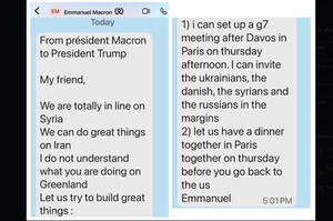Трамп «злив» приватний лист Макрона, де той пропонує саміт G7 у Парижі за участю українців і росіян Трамп «злив» приватний лист Макрона, де той пропонує саміт G7 у Парижі за участю українців і росіян