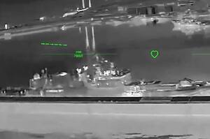 Українські дрони уразили російський фрегат «Адмірал Макаров» у Новоросійську та бурову установку Українські дрони уразили російський фрегат «Адмірал Макаров» у Новоросійську та бурову установку