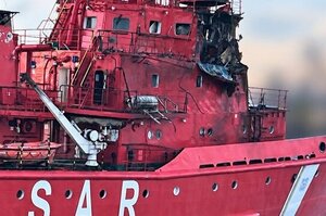 росія атакувала пошуково-рятувальний буксир «Сапфір» у порту на Одещині росія атакувала пошуково-рятувальний буксир «Сапфір» у порту на Одещині