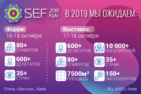 SEF 2019 KYIV, 11th Sustainable Energy Forum and Trade Show