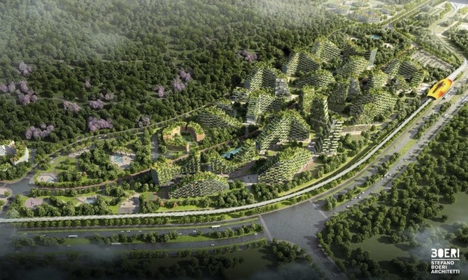 У Китаї почалося будівництво першого «міста-лісу»