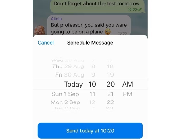 Telegram додав функції запланованих повідомлень, нагадувань та приховування номера