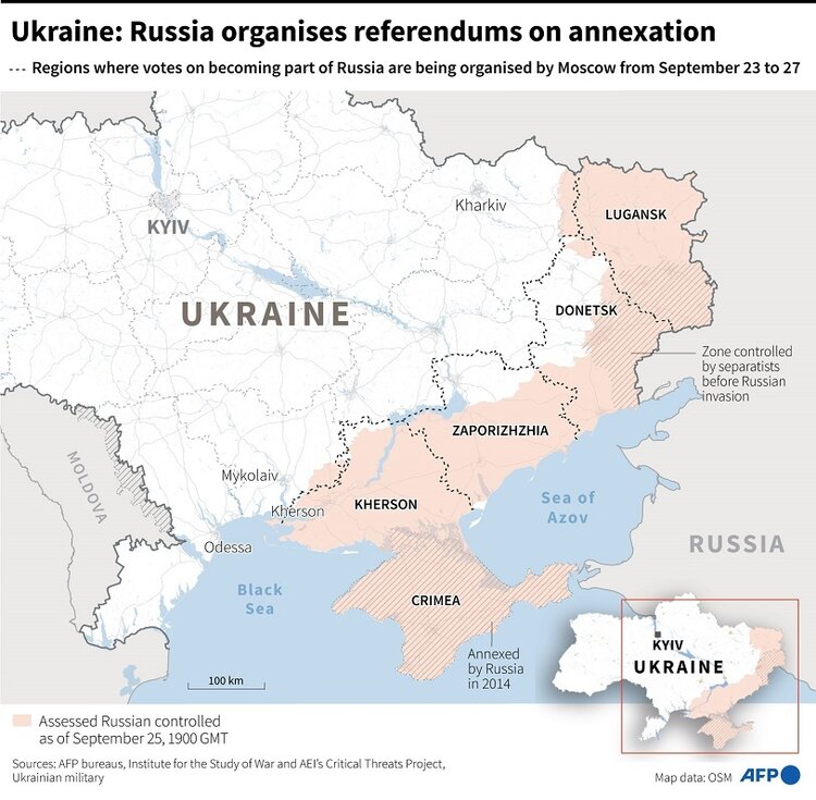 путін «перейшов Рубікон»: навіщо москві анексія чотирьох областей України