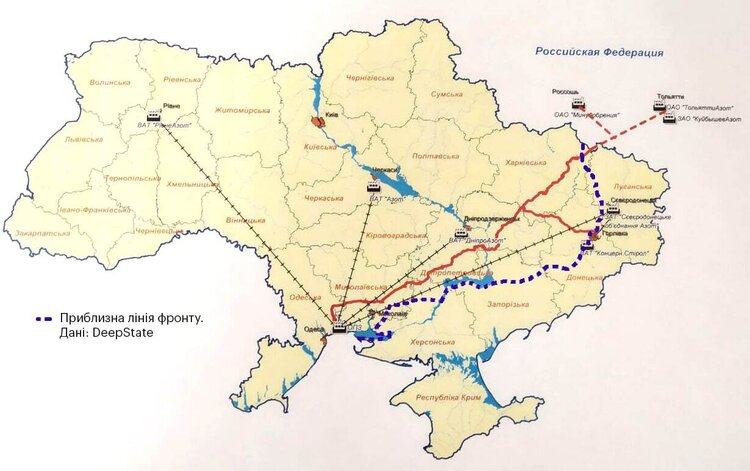 Транзит – справа делікатна: чому росія може повернутися до вимог щодо прокачки аміаку територією України в обмін на «зерновий коридор»